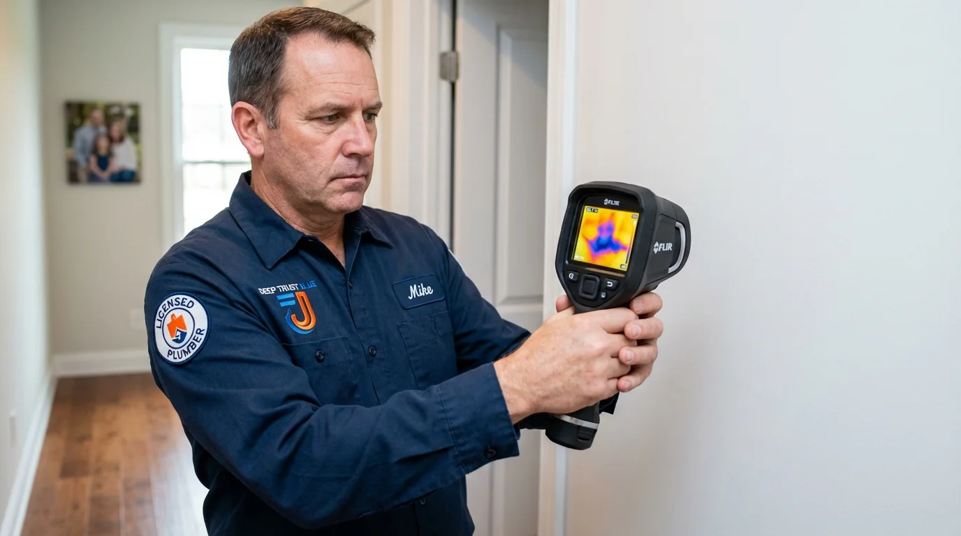 Thermal imaging leak detection by Johns Plumbing LLC in Totowa